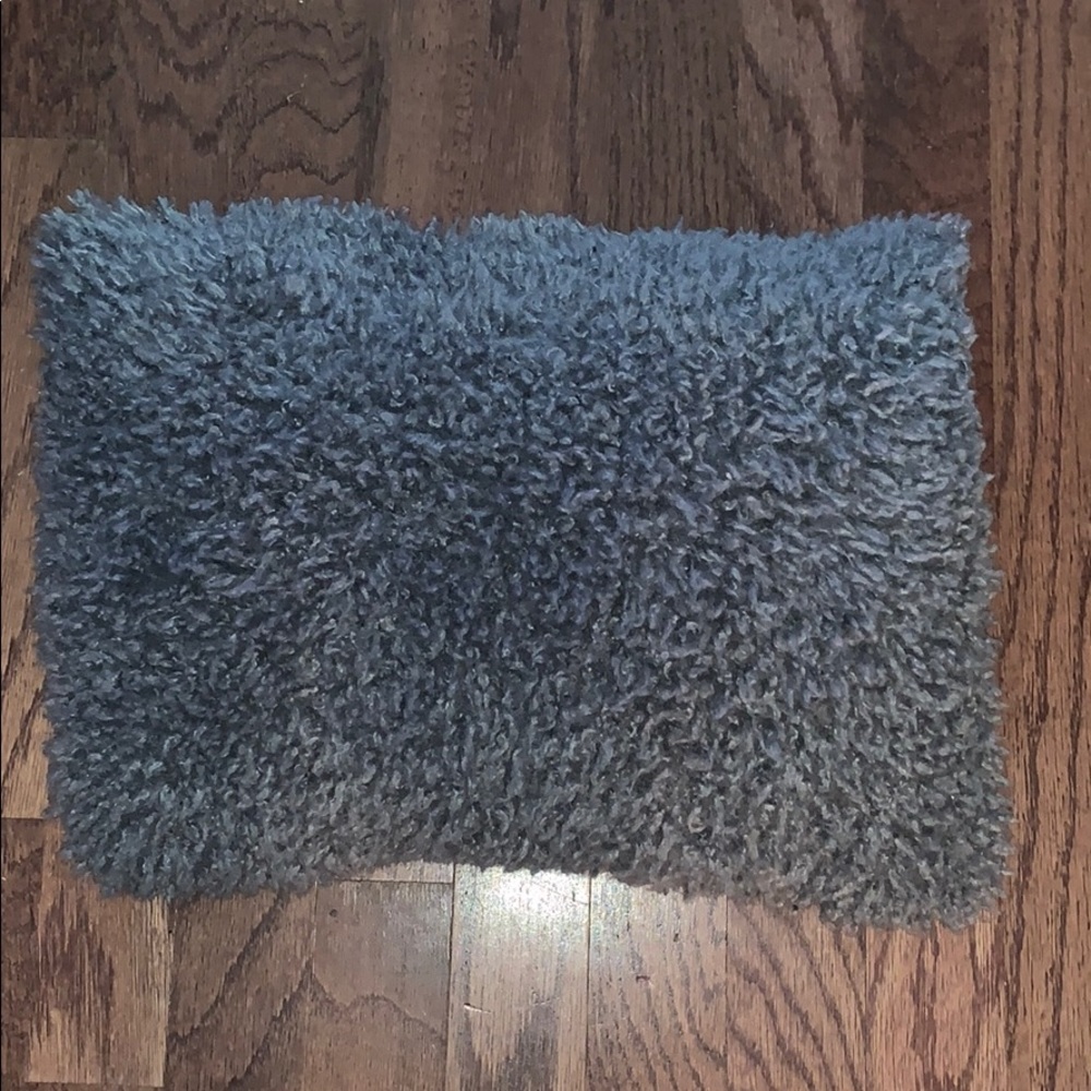 Grey decorative pillow